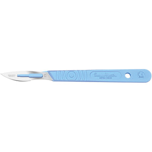 Sterile Disposable Scalpel No.23 Blade with Polystyrene Handle x 10