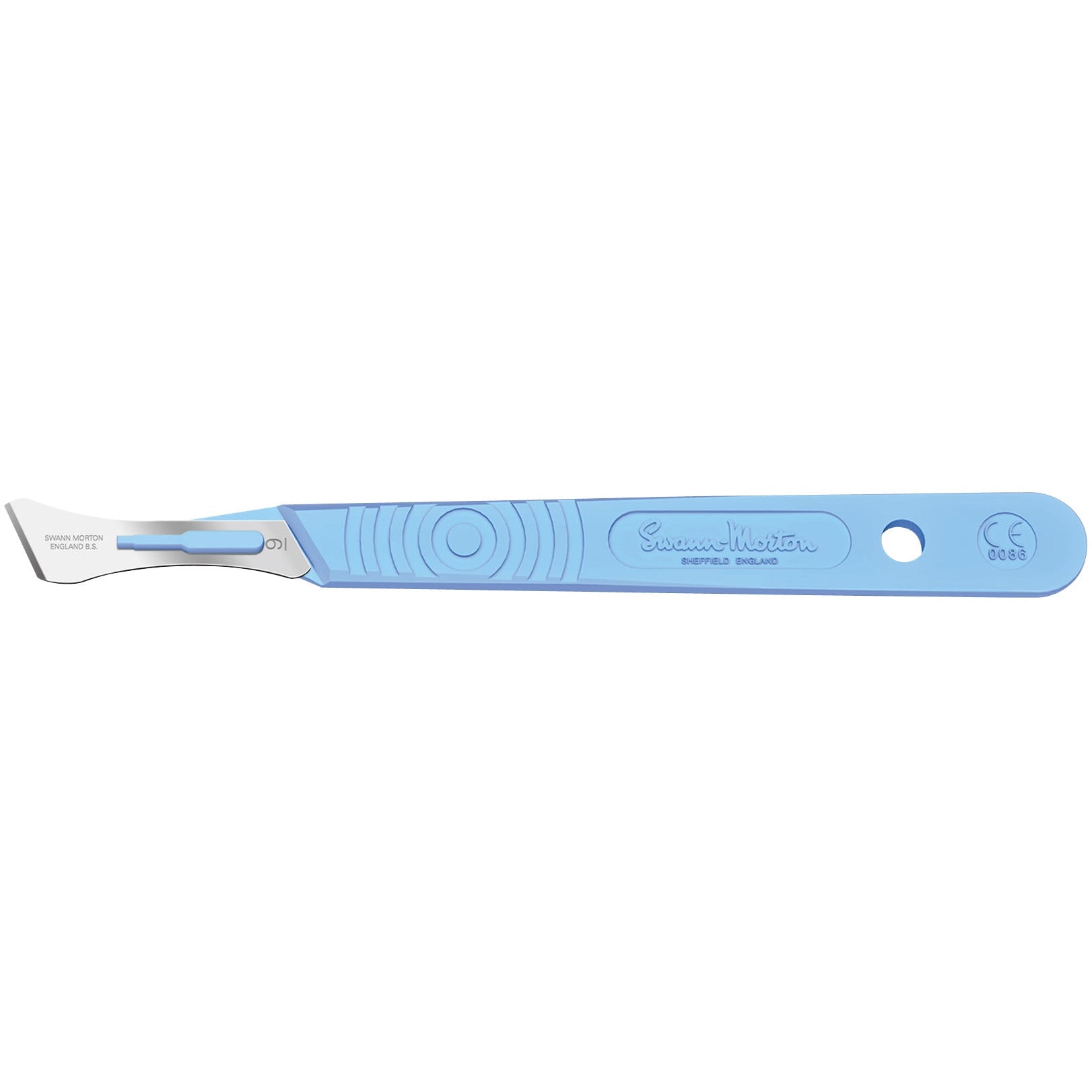 Sterile Disposable Scalpel No.9 Blade with Polystyrene Handle x 10