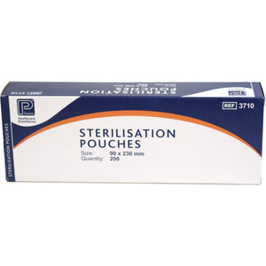 Sterilisation Pouches 90 x 230mm per Pack of 200