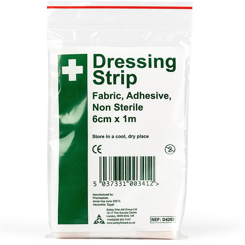 Stretch Fabric Dressing Strips - 6cm x 1m