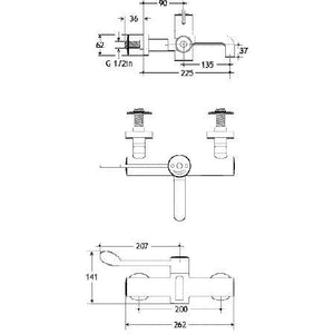 Thermostatic Sequential Mixer Tap