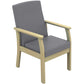 Sunflower Atlas Low-Back Patient Chair with Arms - Vinyl Upholstery