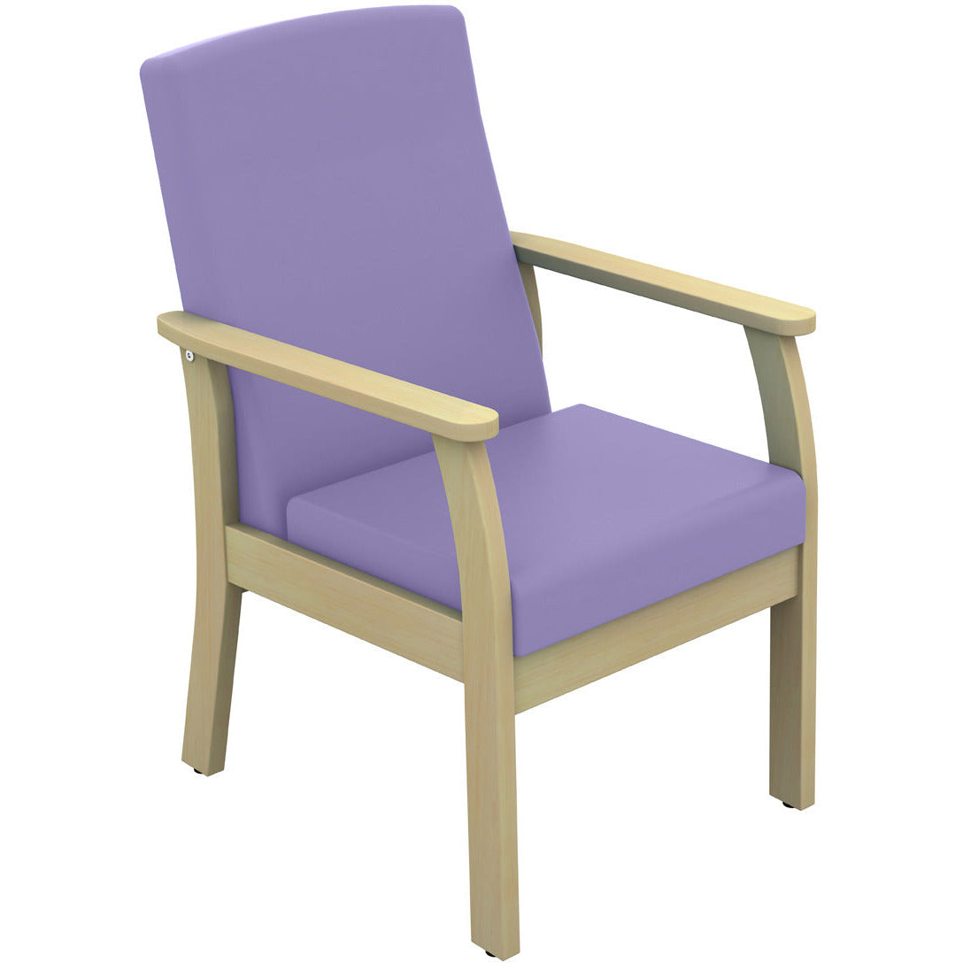 Sunflower Atlas Low-Back Patient Chair with Arms - Vinyl Upholstery