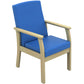 Sunflower Atlas Low-Back Patient Chair with Arms - Vinyl Upholstery