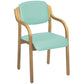 Sunflower Aurora Deluxe Visitor Chair With Arms - Anti-Bacterial Vinyl Upholstery