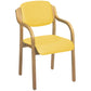 Sunflower Aurora Deluxe Visitor Chair With Arms - Anti-Bacterial Vinyl Upholstery