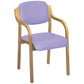 Sunflower Aurora Deluxe Visitor Chair With Arms - Anti-Bacterial Vinyl Upholstery