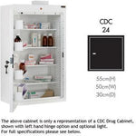 Sunflower CDC24 Cabinet with 2 shelves/2 trays/1 door with light