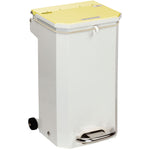 Sunflower Clinical Waste Hands Free Bin 20 Litre - Yellow Lid