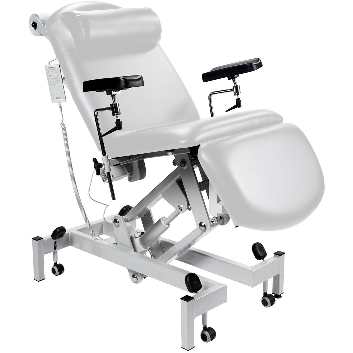 Sunflower Fusion Phlebotomy Chair with Electric-Assisted Sections & Tilting Seat - Electric