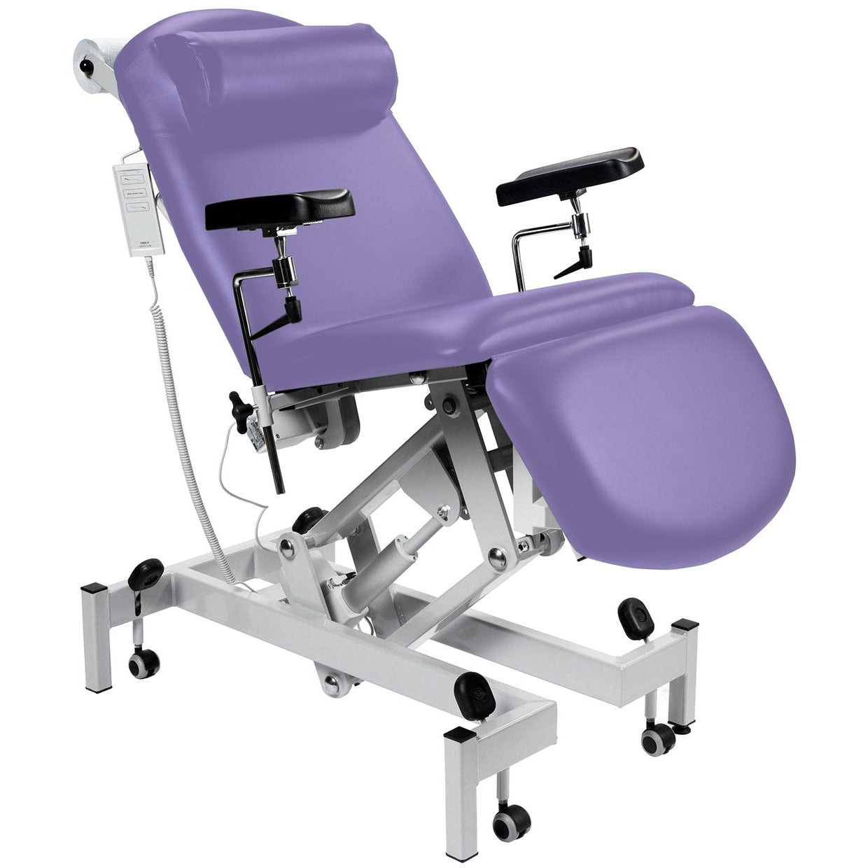 Sunflower Fusion Phlebotomy Chair with Electric-Assisted Sections & Tilting Seat - Electric