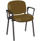 Sunflower Galaxy Visitor Chair with Arms - Anti-Bacterial Vinyl Upholstery