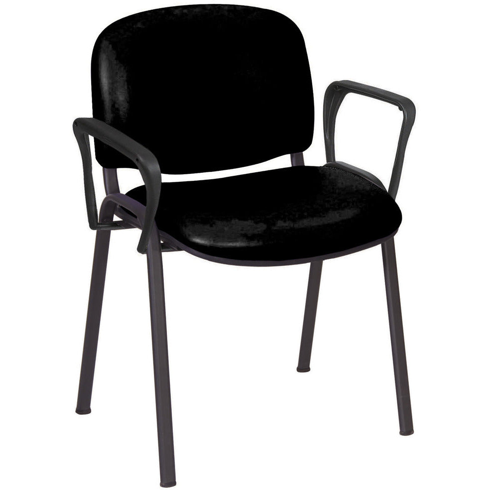 Sunflower Galaxy Visitor Chair with Arms - Anti-Bacterial Vinyl Upholstery