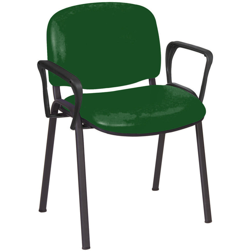 Sunflower Galaxy Visitor Chair with Arms - Anti-Bacterial Vinyl Upholstery