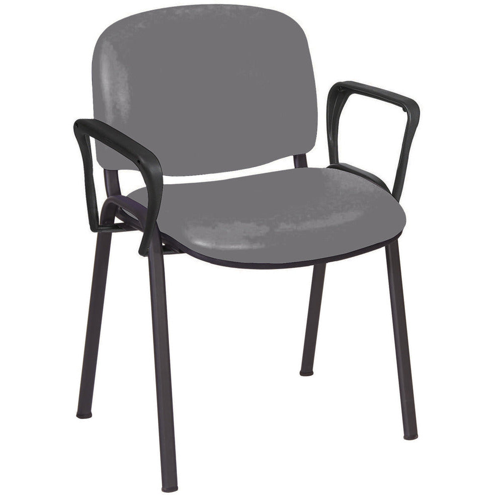 Sunflower Galaxy Visitor Chair with Arms - Anti-Bacterial Vinyl Upholstery