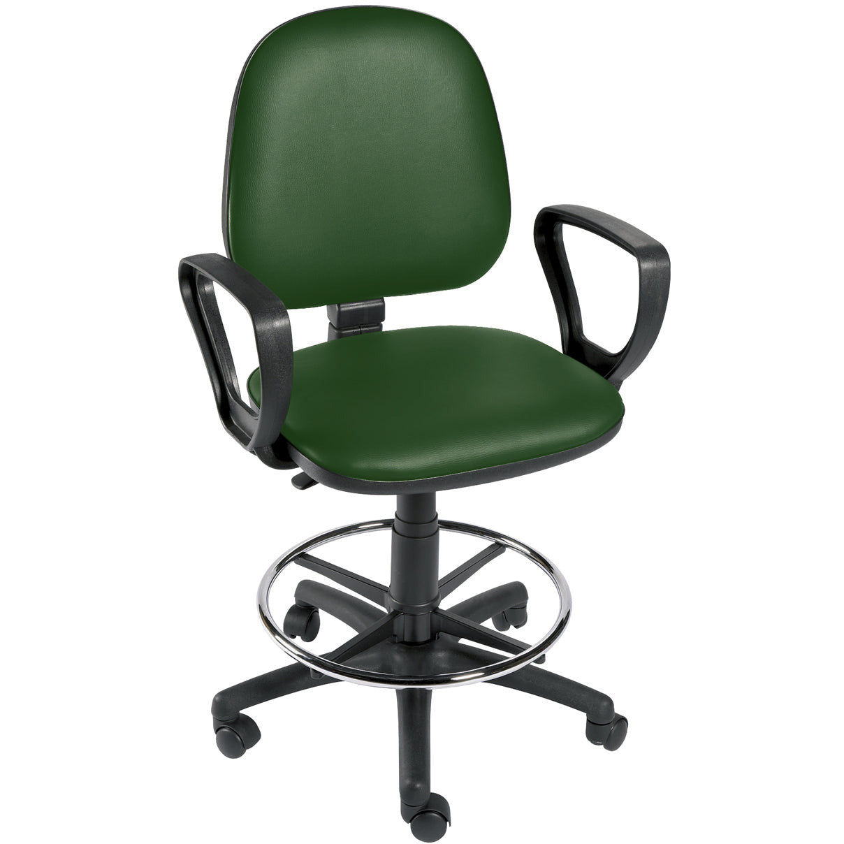 Sunflower Gas-Lift Chair with Arms and Foot Ring