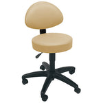 Sunflower Gas-Lift Stool with Back Rest and Castors