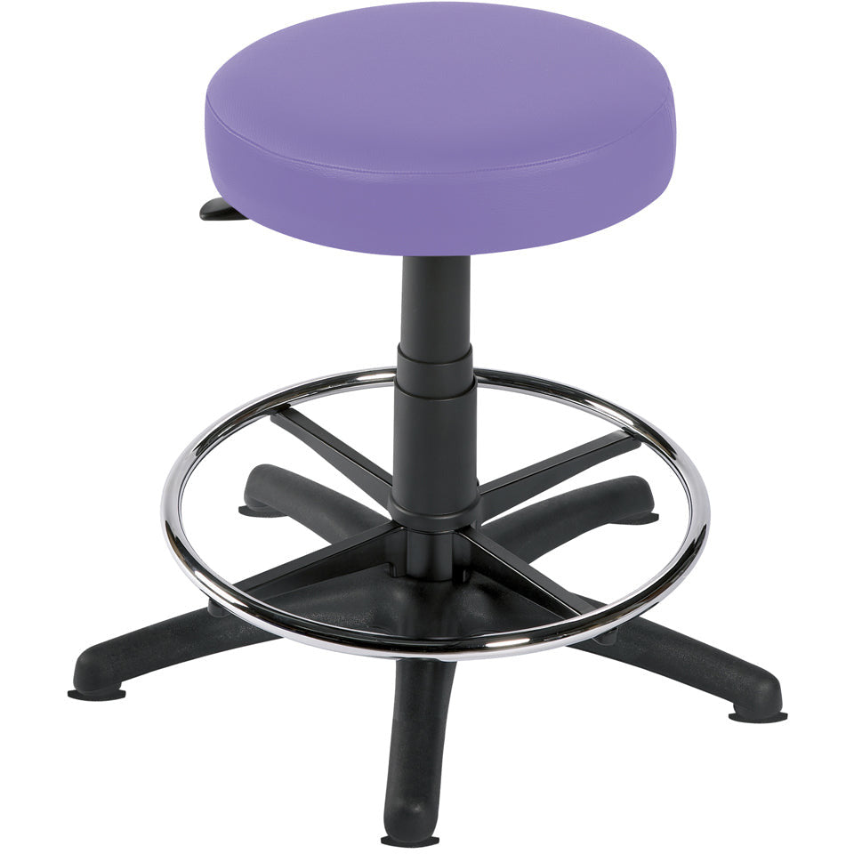 Sunflower Gas-Lift Stool with Glides & Foot Ring