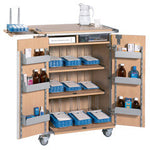 Sunflower MDS Adminstration Trolley - 9 Racks