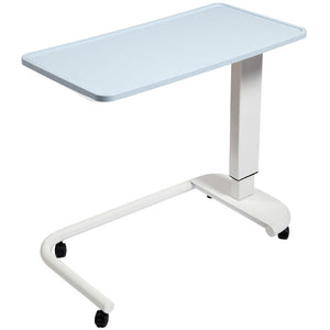 Sunflower Overbed Table with C-Shaped Base and High-Impact PVC Top