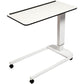 Sunflower Overbed Table with Parallel Base, Flat Top & Raised Lip