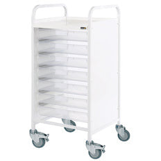 Sunflower Vista 55 Trolley - 7 Single Trays - Clear