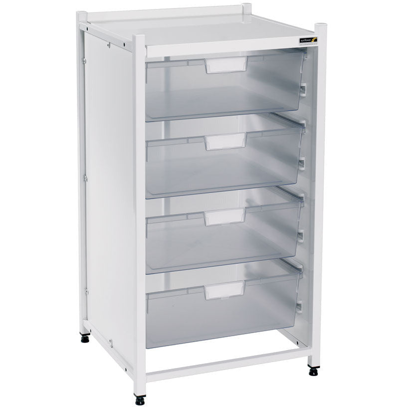 Sunflower Vista Low Level Drawer Unit - 4 Double Trays