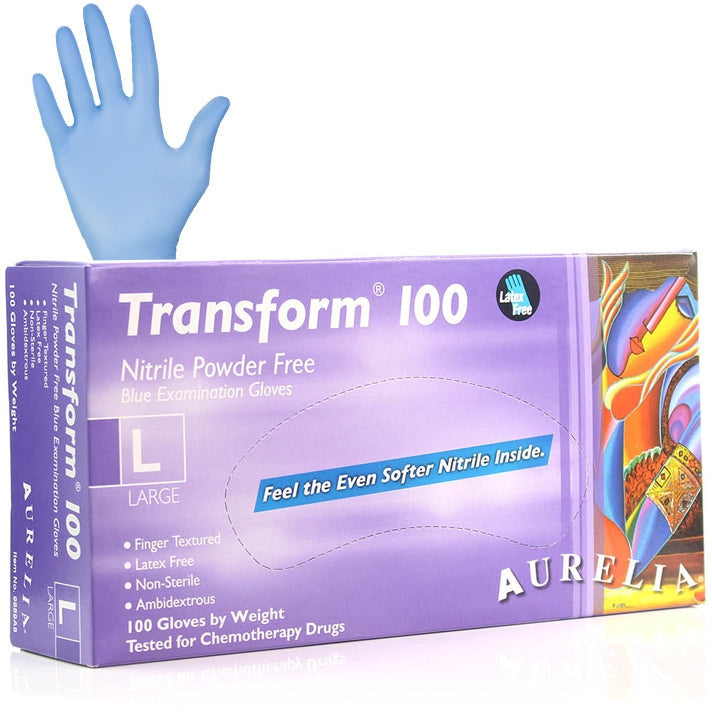 Supermax Aurelia Transform Nitrile Gloves - Pack of 100 - Large