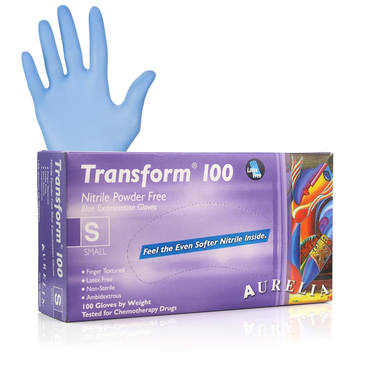 Supermax Aurelia Transform Nitrile Gloves - Pack of 100 - Medium