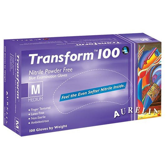 Supermax Aurelia Transform Nitrile Gloves - Pack of 100 - Small