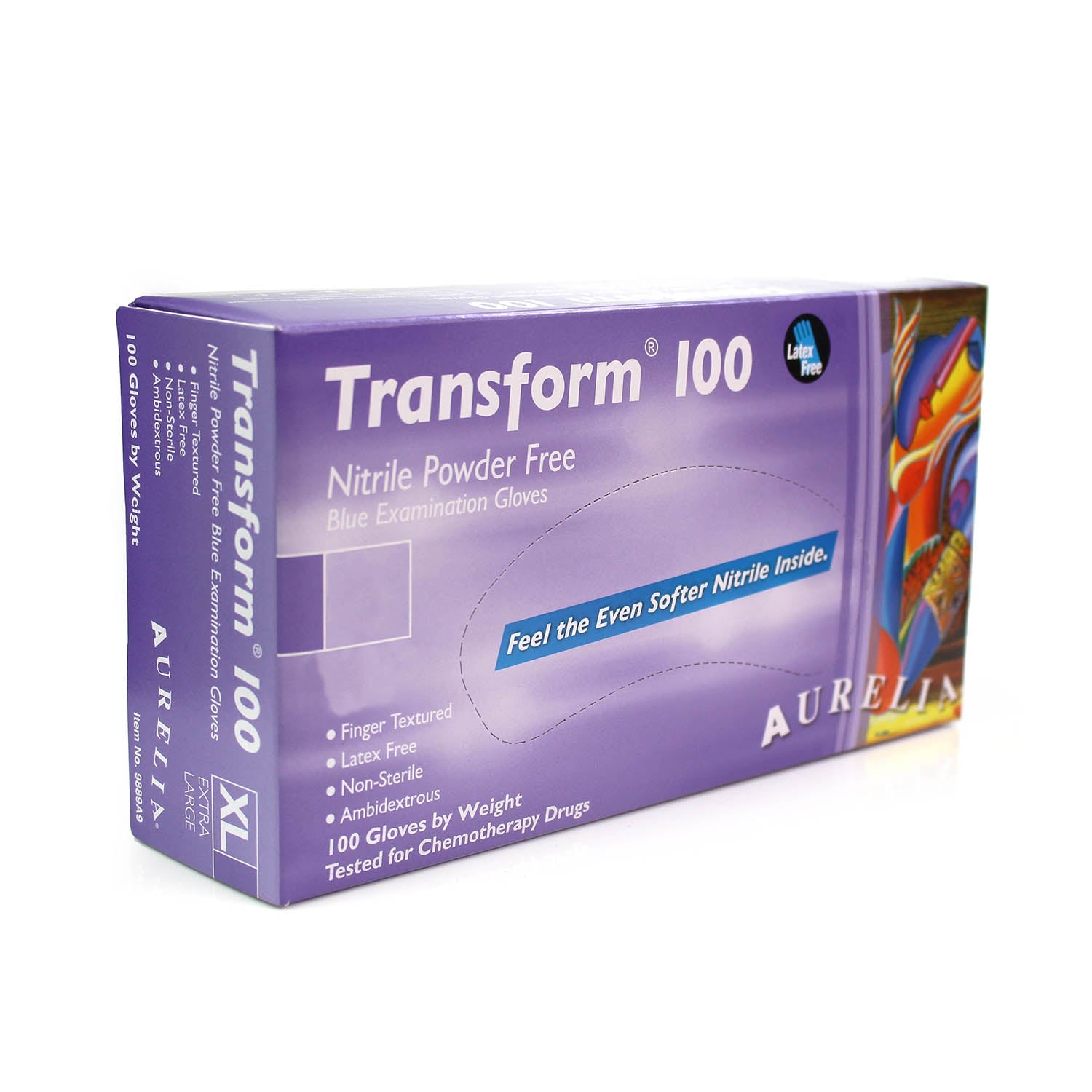 Supermax Aurelia Transform Nitrile Gloves - Pack of 100 - Small