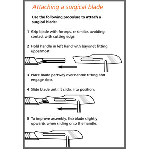 Surgical Scalpel Blade 11 - Carbon Steel - Sterile (Pack of 100)