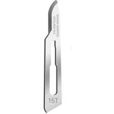 Surgical Scalpel Blade 15T - Carbon Steel - Sterile x 100