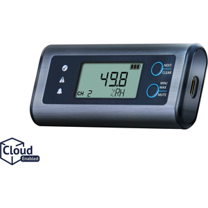 Temperature & Humidity USB Data Logger, no software required, multi-platform