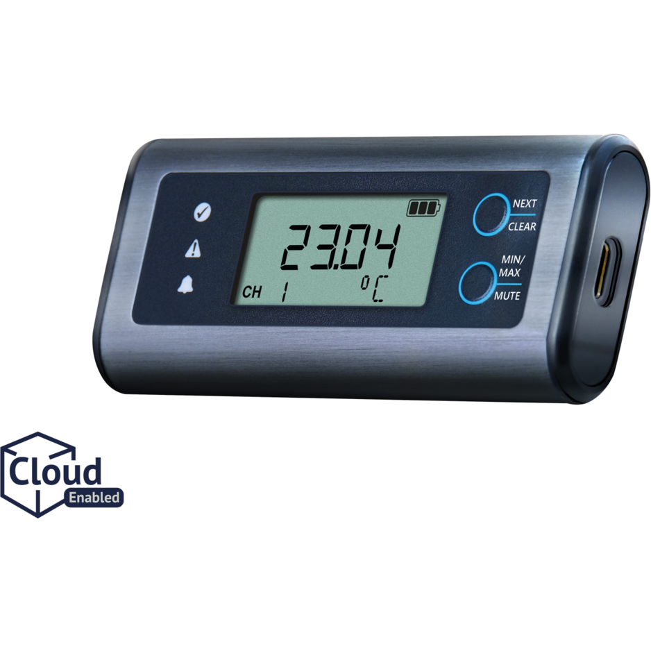 Temperature USB Data Logger, no software required, multi-platform