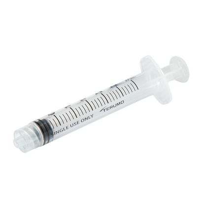 Terumo 3 Part Syringe & Needle 3ml with Luer Slip 25g x 5/8" - Box of 100