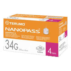 Terumo Nanopass Pen Needle 34g x 100