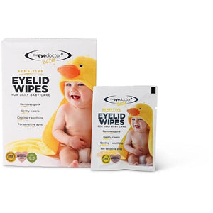 The Eye Doctor Sterile Lid Wipes For Daily Baby Care. 20 wipes