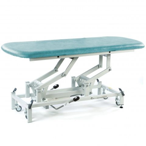 Therapy Hygiene Table, Hydraulic, Retractable Wheels - 152 x 65cm