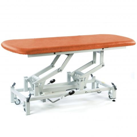 Therapy Hygiene Table, Hydraulic, Retractable Wheels - 152 x 65cm