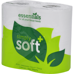 Toilet Roll - 2 ply - 12 Packs of 4 Rolls