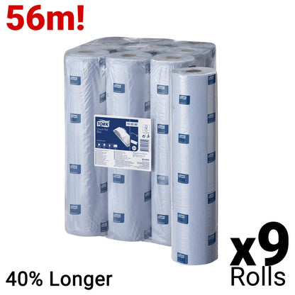 Tork Advanced Blue Couch Roll 2Ply - 152250 - Case of 9 Rolls x 56m