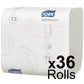 Tork Folded Toilet Paper Advanced 2Ply - 114271 - 242 Sheets x 36 Rolls