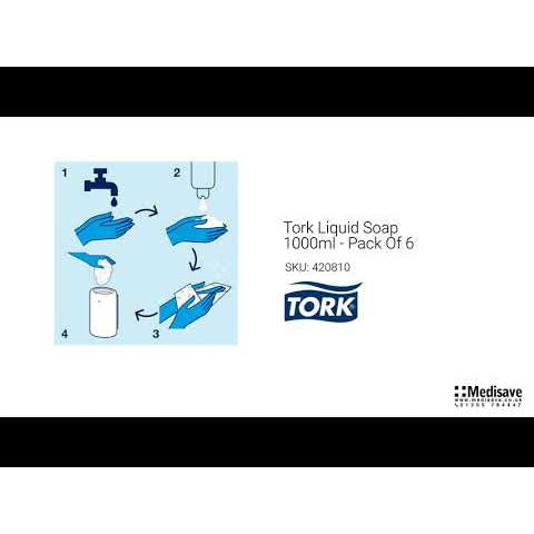 Tork Liquid Soap 1000ml - Pack Of 6