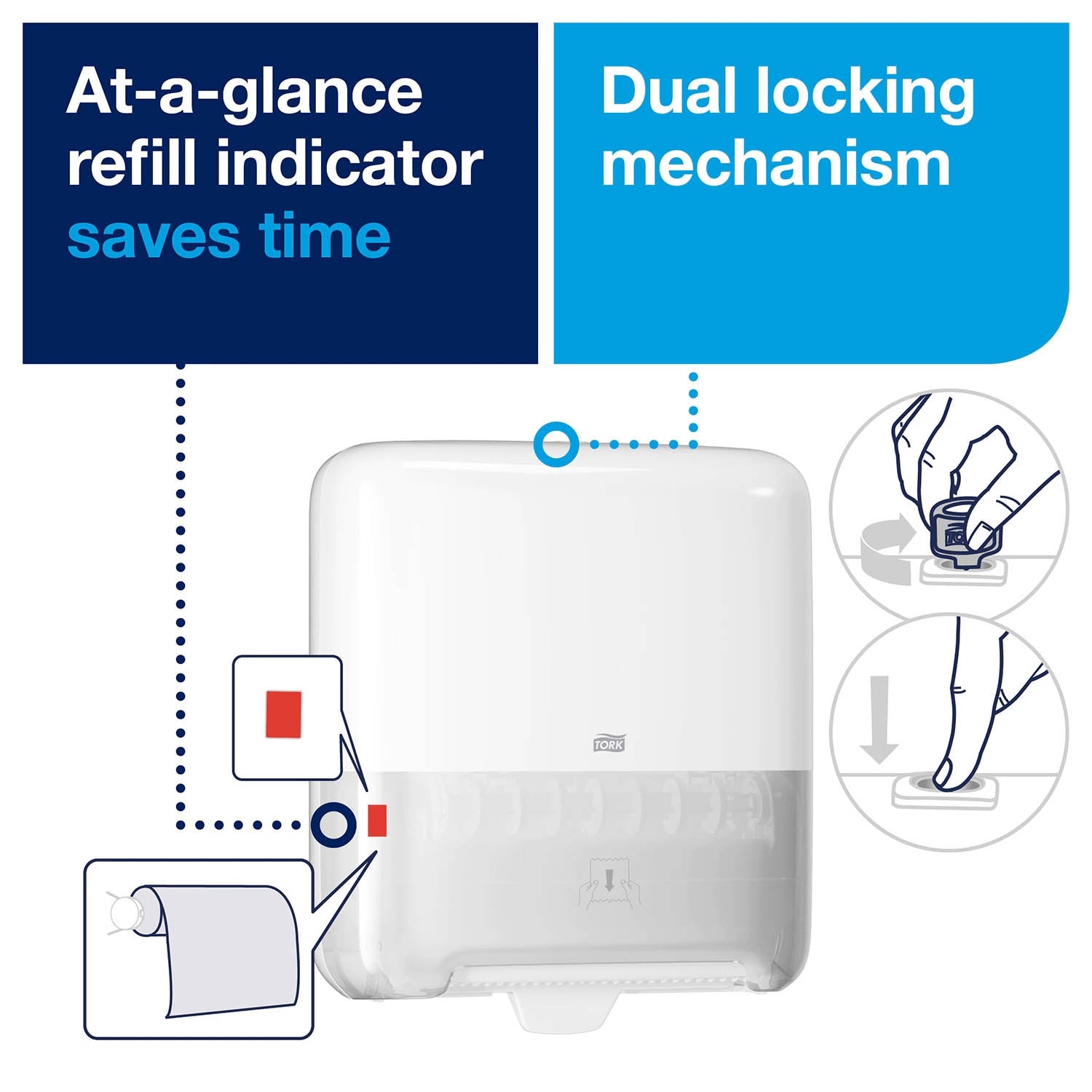 Tork Matic Hand Towel Roll Dispenser - 551000