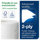 Tork Mini Jumbo Toilet Roll Advanced 2 Ply - 120238 - Case of 12 Rolls - 170m