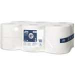 Tork Mini Jumbo Toilet Roll Advanced 2 Ply - 120238 - Case of 12 Rolls - 170m