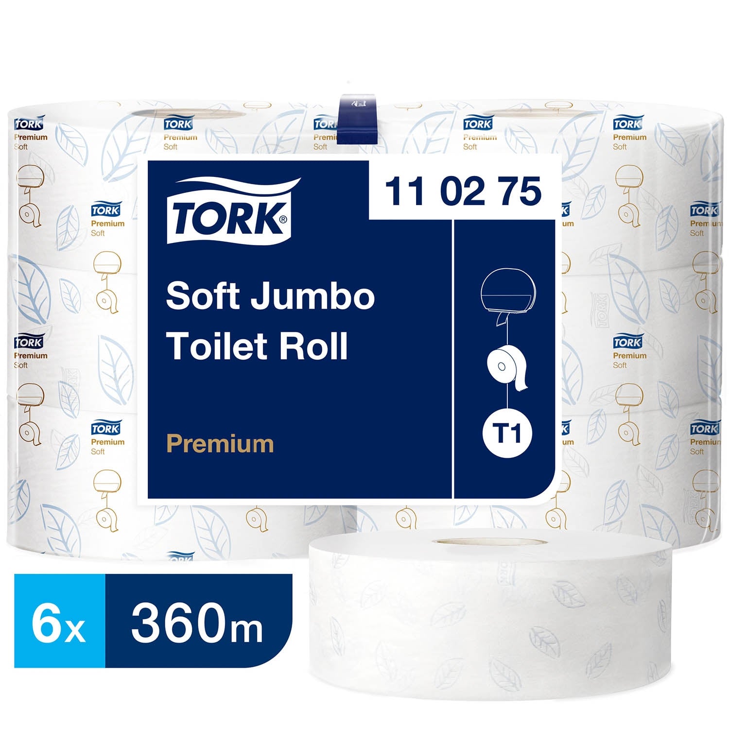 Tork Soft Jumbo Toilet Roll Premium 2Ply - 110275 - Case of 6 x 360m