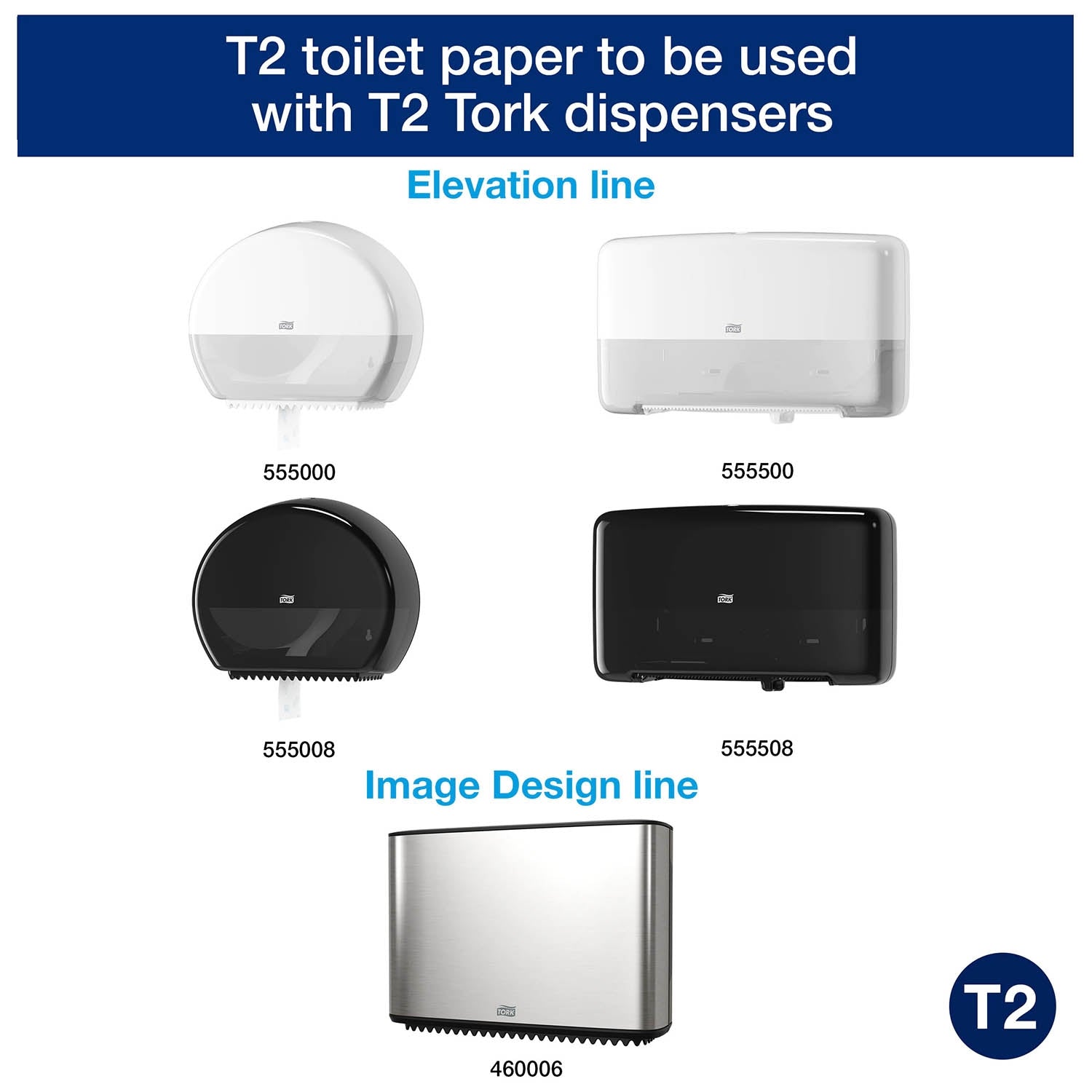 Tork Soft Mini Jumbo Toilet Roll Premium 2Ply - 110254 - Case of 12 x 170m