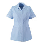 Traditional Nurses Tunic with Contemporary Cut - Pale Blue